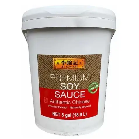 Cubeta de Salsa de soya lee kum kee 18.9litros