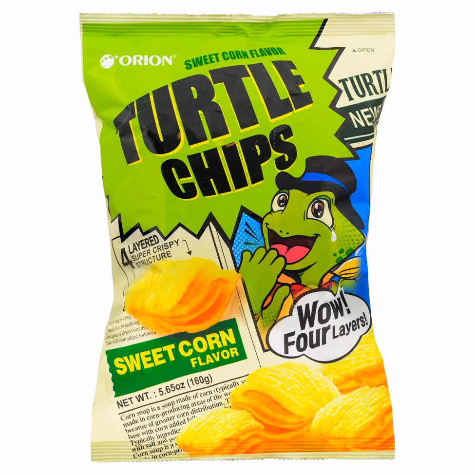 ORION TURTLE CHIP SABRITA FORMA DE TORTUGA DE MAIZ 65GR