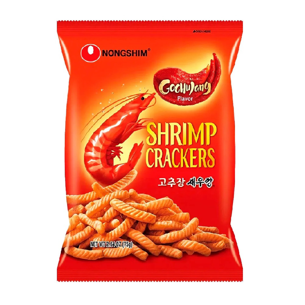 NONGHIM SHRIMP CRACKER GOCHUJANG PAPITAS CHILE ROJO 75GR