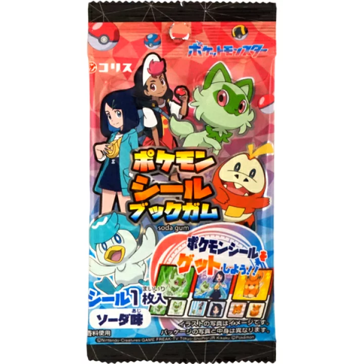 CORIS SEAL GUM CHICLE Y TARJETA POKEMON
