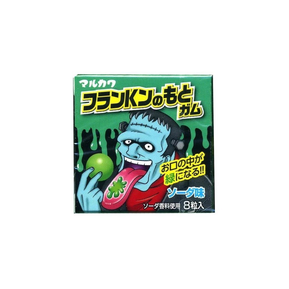 MARUKAWA FRANKENSTEIN GUM CHICLE DE SODA