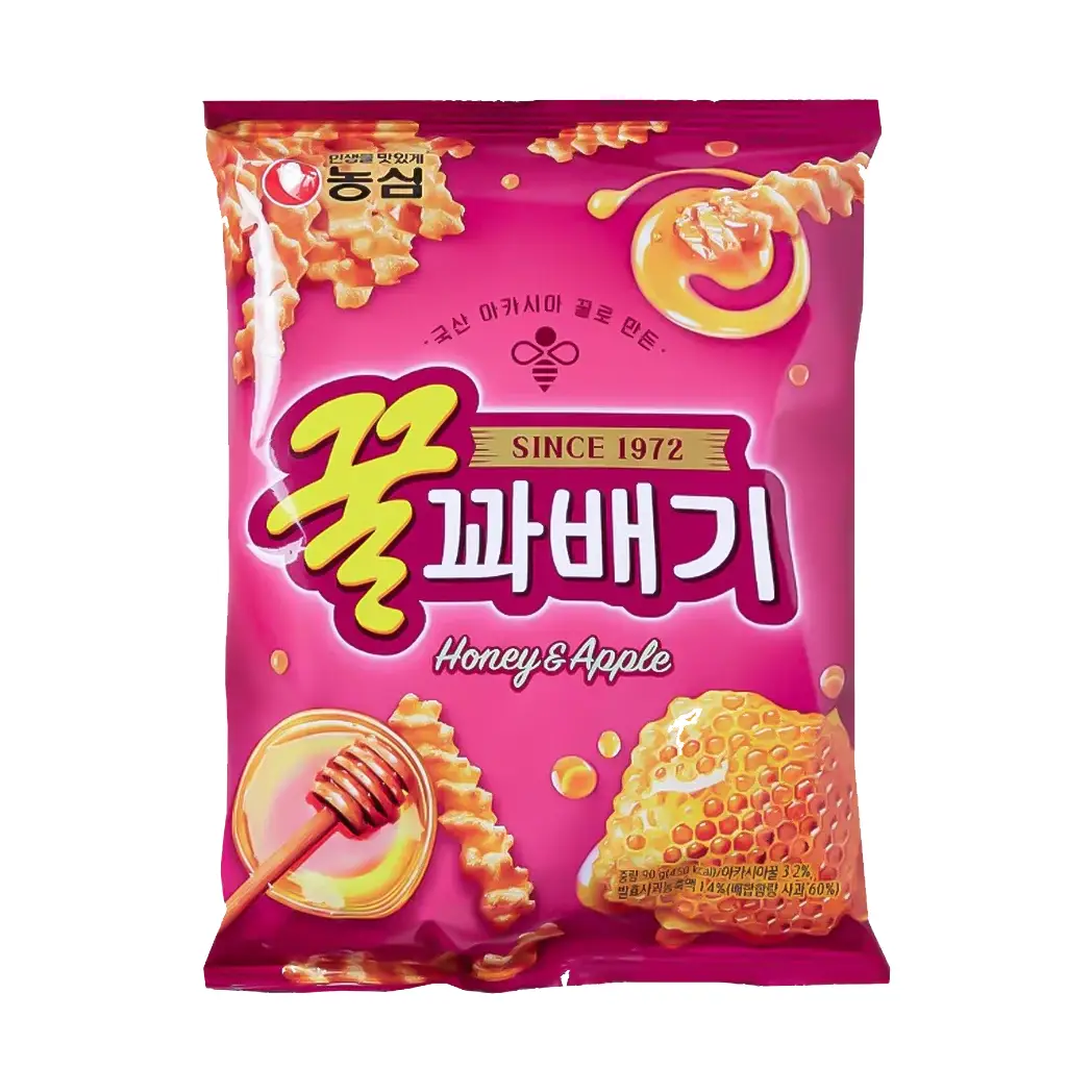 NONGSHIM TWIST SNACK MIEL Y MANZANA