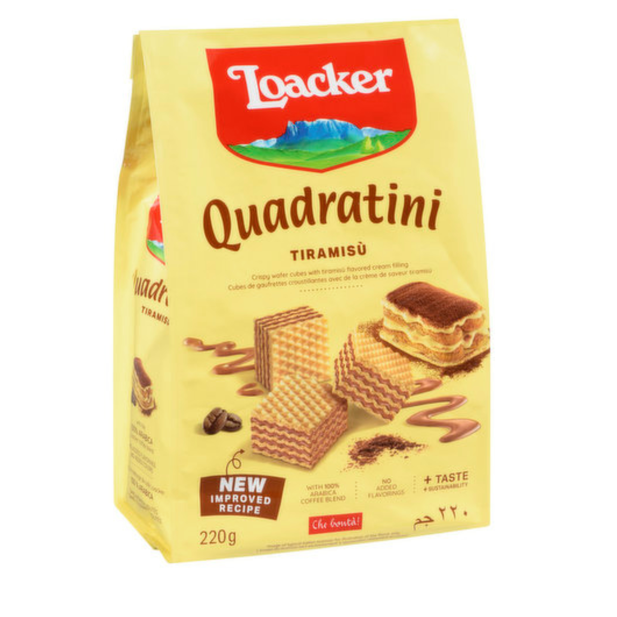 LOACKER TIRAMISU WAFLES SABOR TIRAMISU 220GR