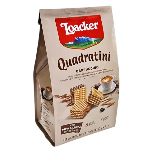 LOACKER TIRAMISU WAFLES SABOR CAPPUCCINO 220GR