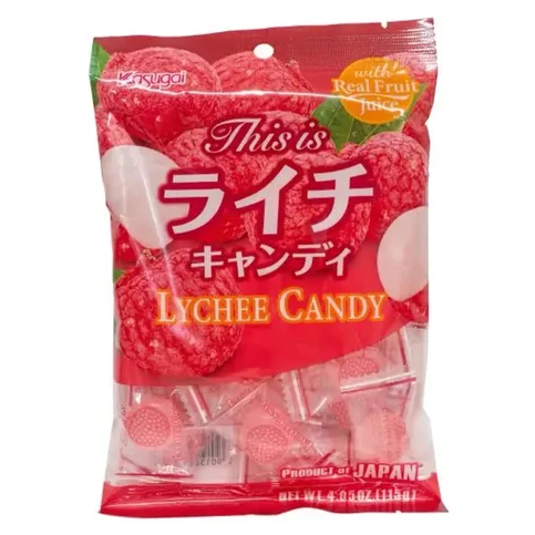 KASUGAI CARAMELOS MACIZOS SABOR LYCHEE